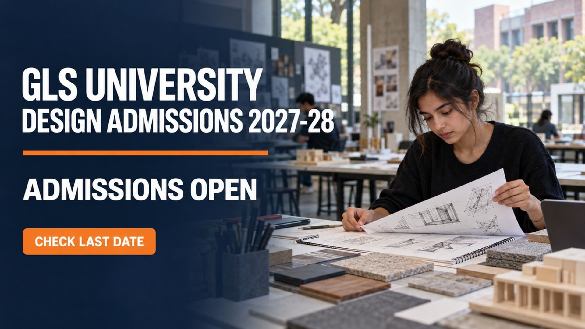 GLS University Design Admission 2027-28 Apply by January 21