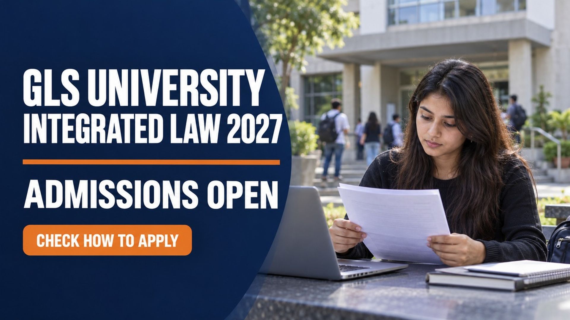 GLS University Integrated Law Admission 2027 Opens; Apply Now