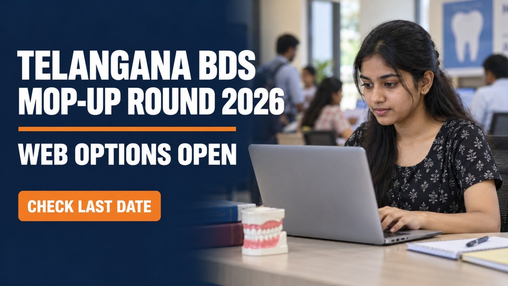 Telangana BDS Mop-Up Round 2026 Web Options Open at KNRUHS