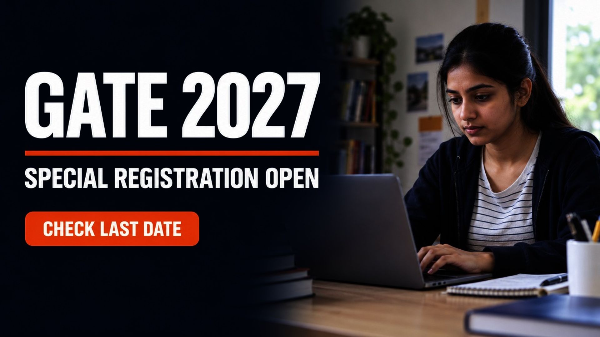 GATE 2027 Special Registration Window Opens; Apply by Oct 16