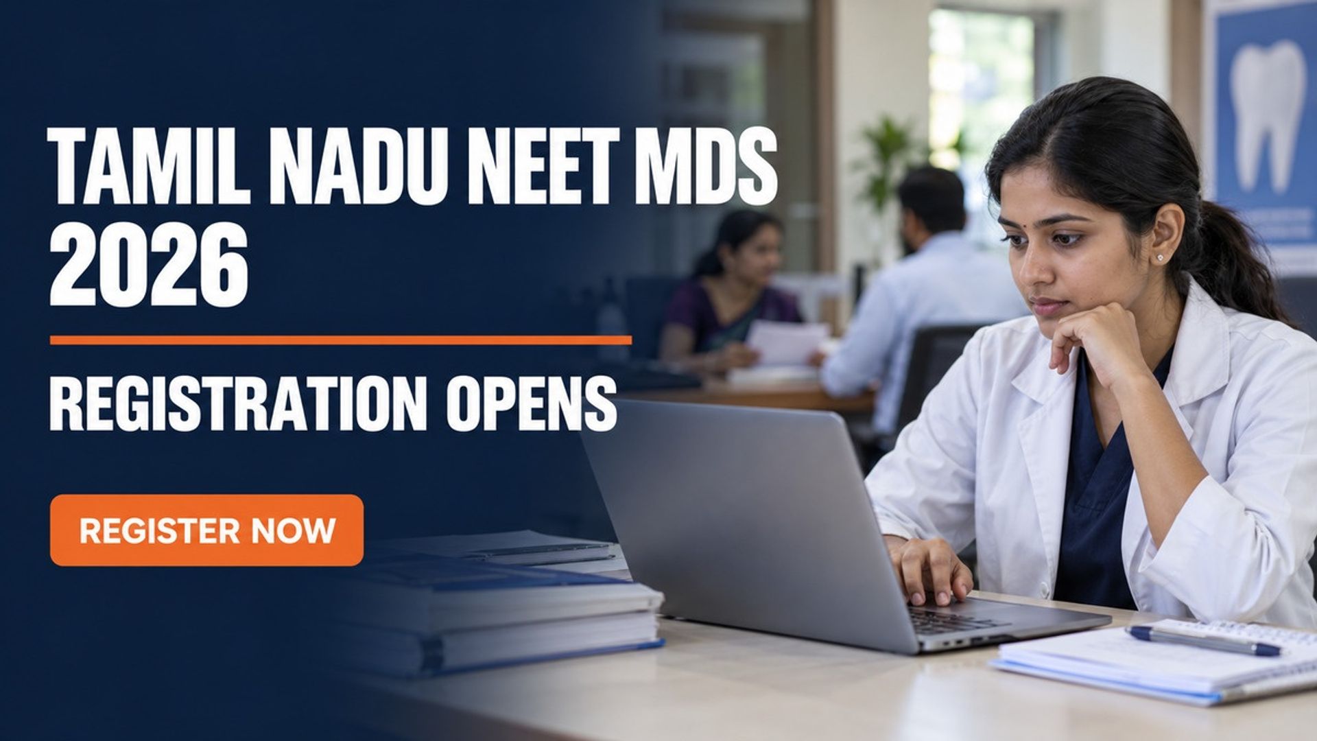Tamil Nadu NEET MDS 2026 Counselling Registration Opens