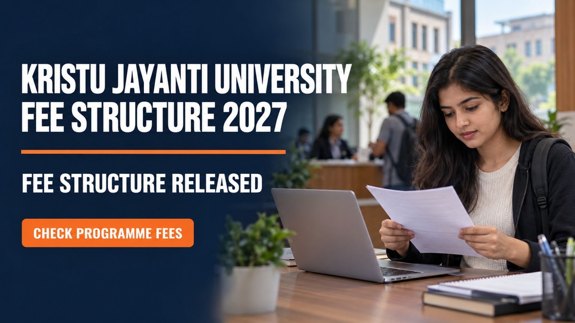 Kristu Jayanti University Fee Structure 2027 Released