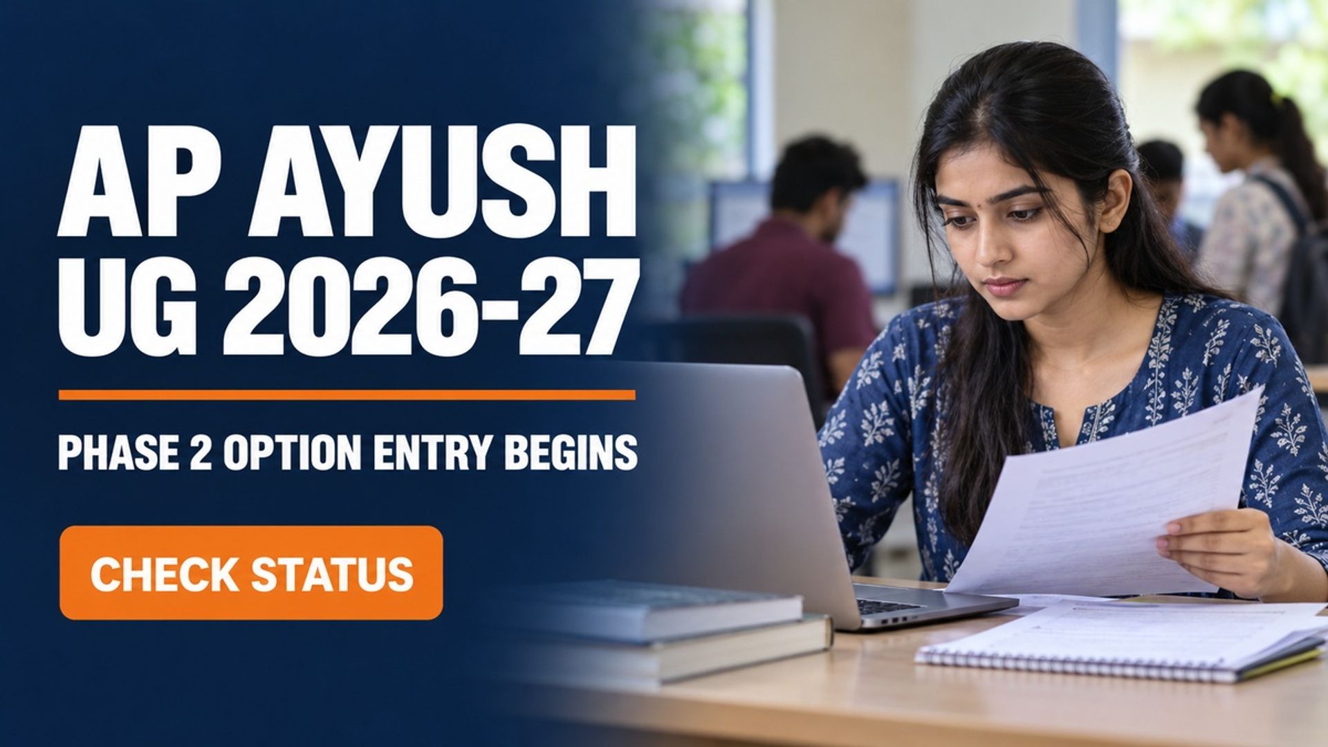 AP AYUSH UG 2026 Phase 2 Option Entry Begins at Dr NTR UHS