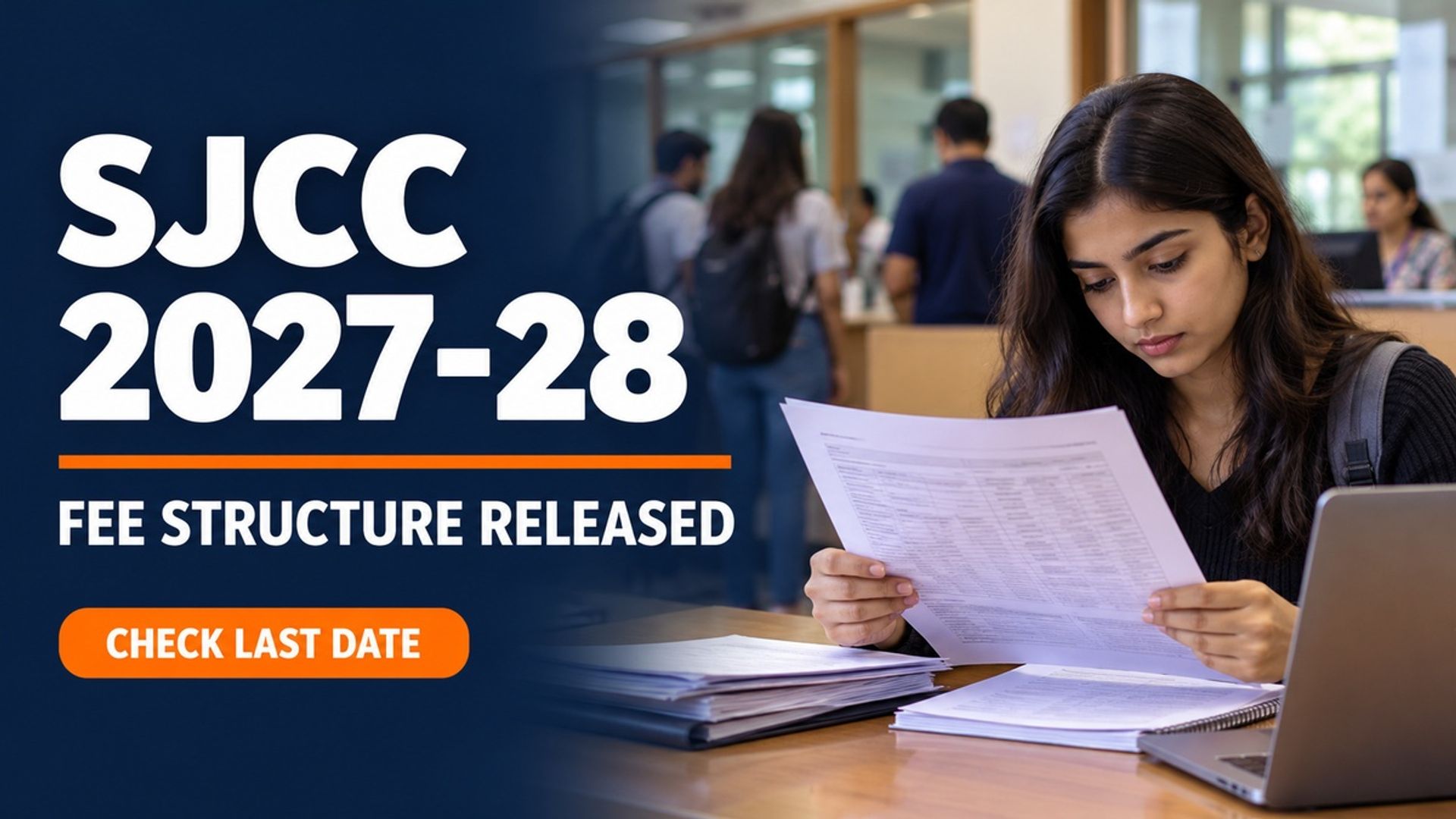 SJCC Fee Structure 2027-28 Released: Check Full Details