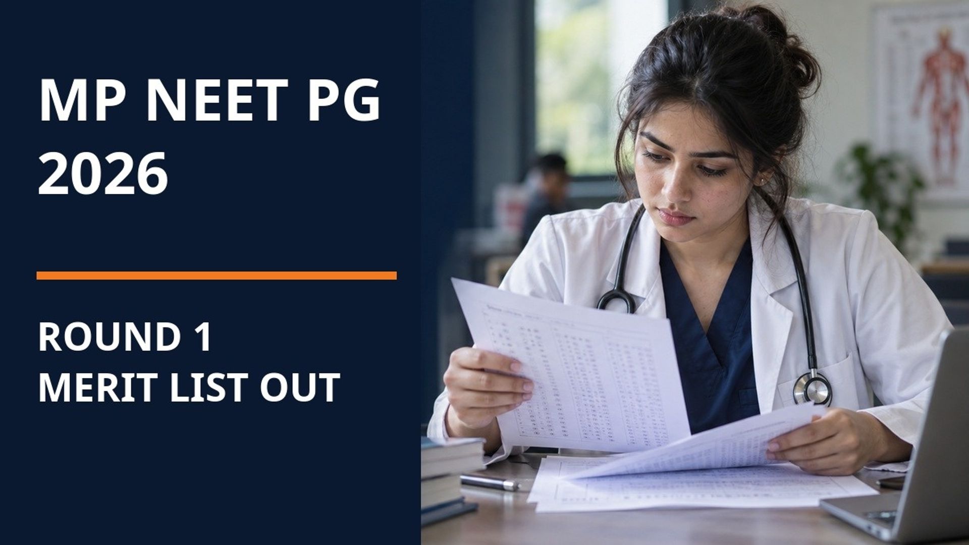 MP NEET PG 2026 Round 1 Merit List Out; Check Dates