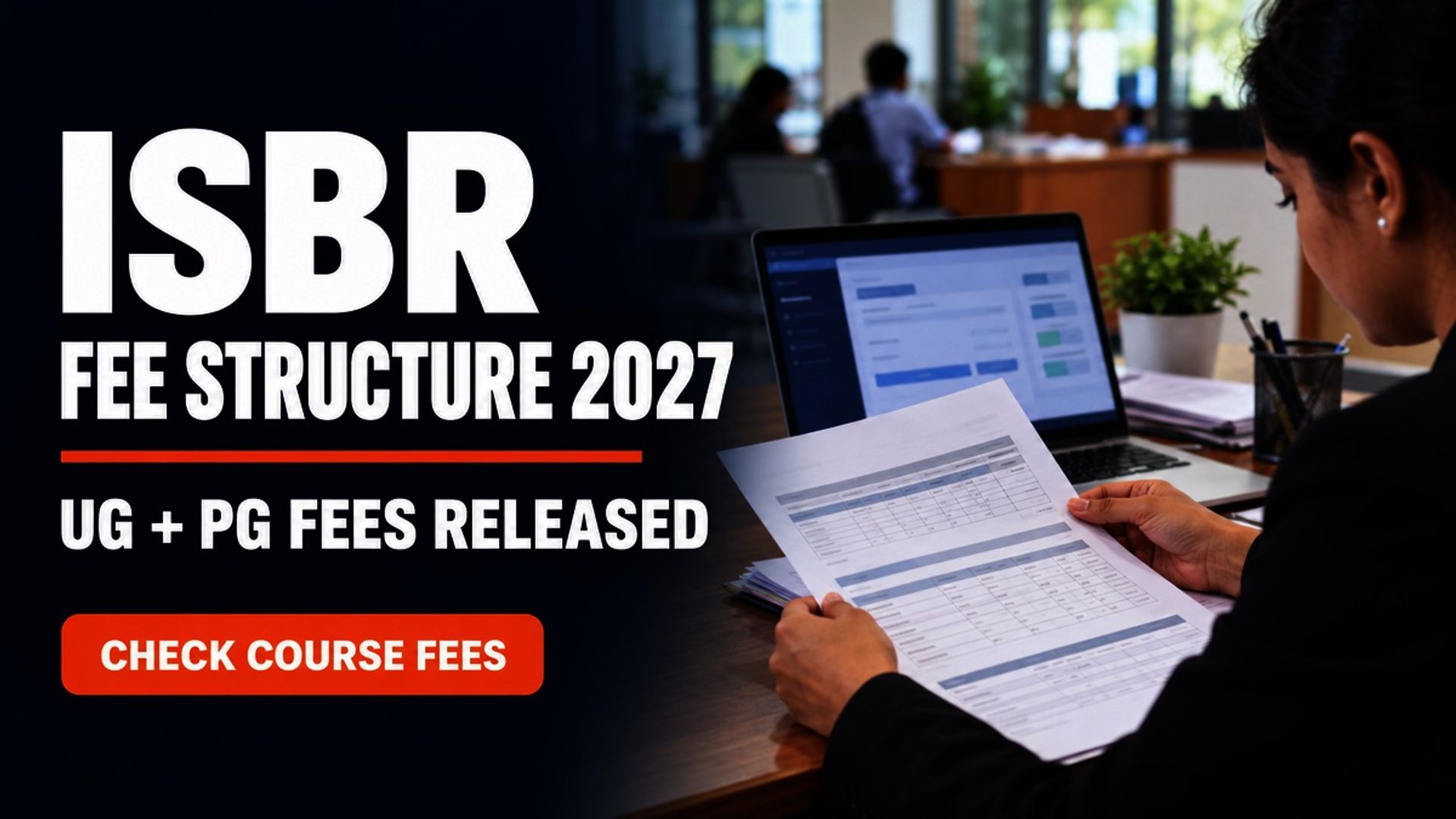 ISBR Fee Structure 2027 Released: UG and PG Course Fees