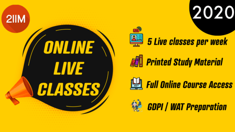 2IIM CAT Online Coaching Live Online - CAT 2020 photo 1