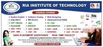 RIA Institute of Technology - Marathahalli . photo 5