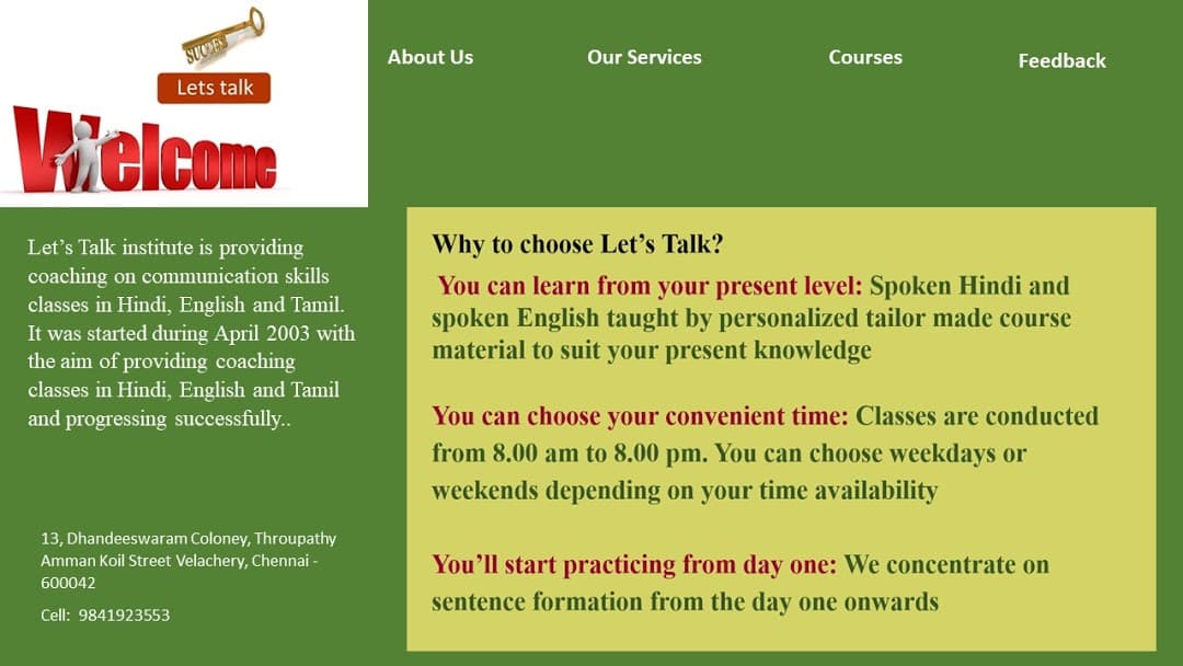 Let's Talk In Chennai Let's Talk In Chennai: Gallery photo 2