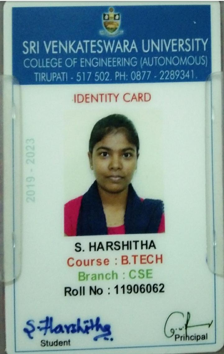 Salavadi Harshitha