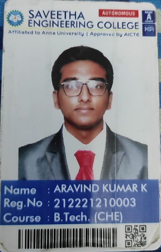 Aravind kumar K