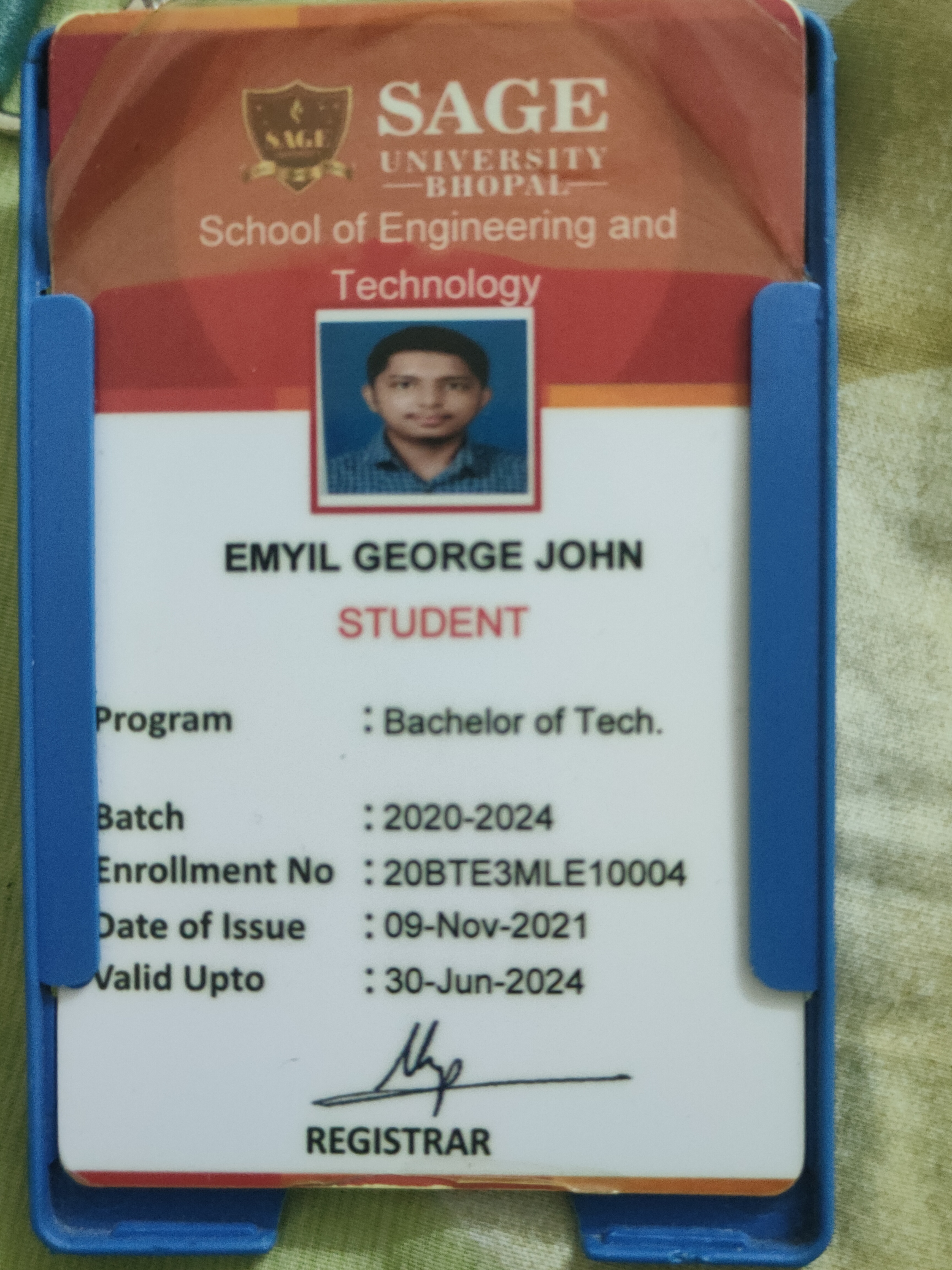 Emyil George John