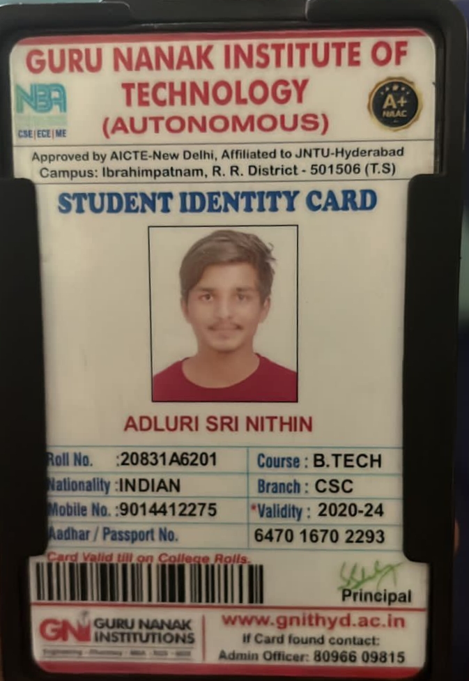 Adluri Sri nithin