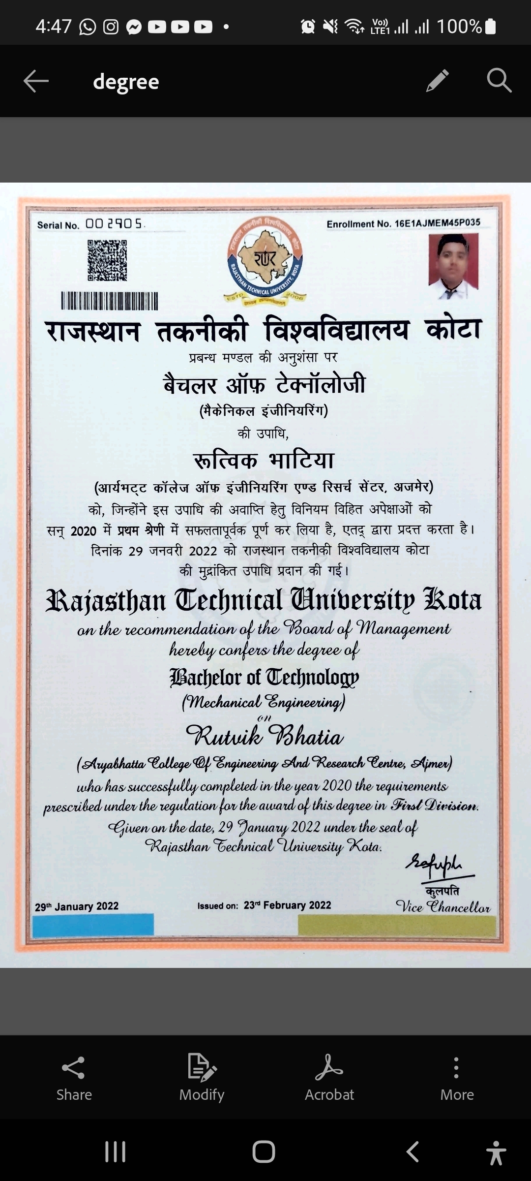 Rutvik Bhatia
