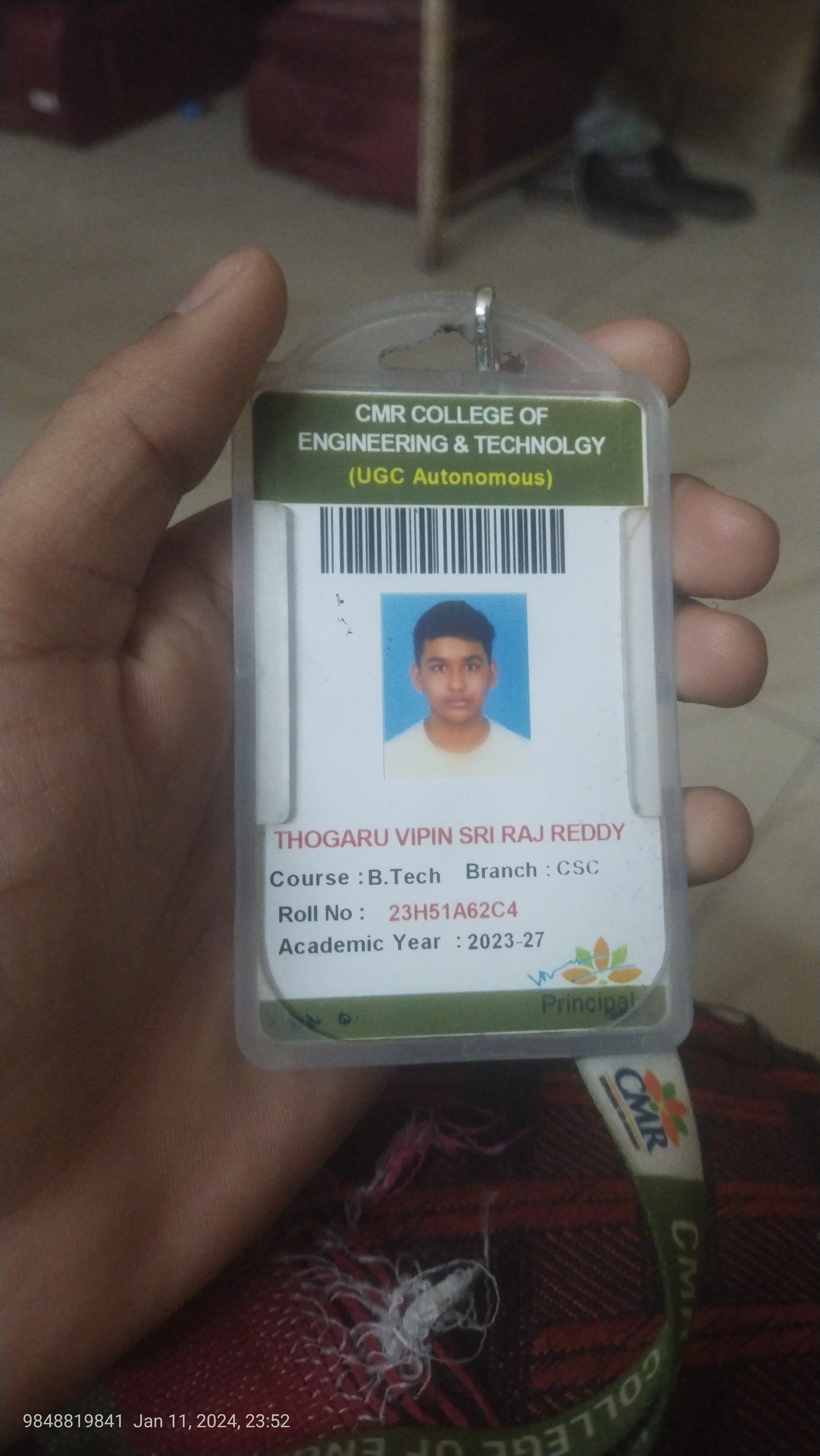 THOGARU VIPIN SRI RAJ REDDY