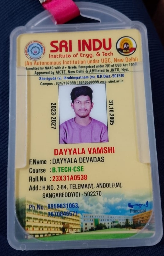 DAYYALA VAMSHI