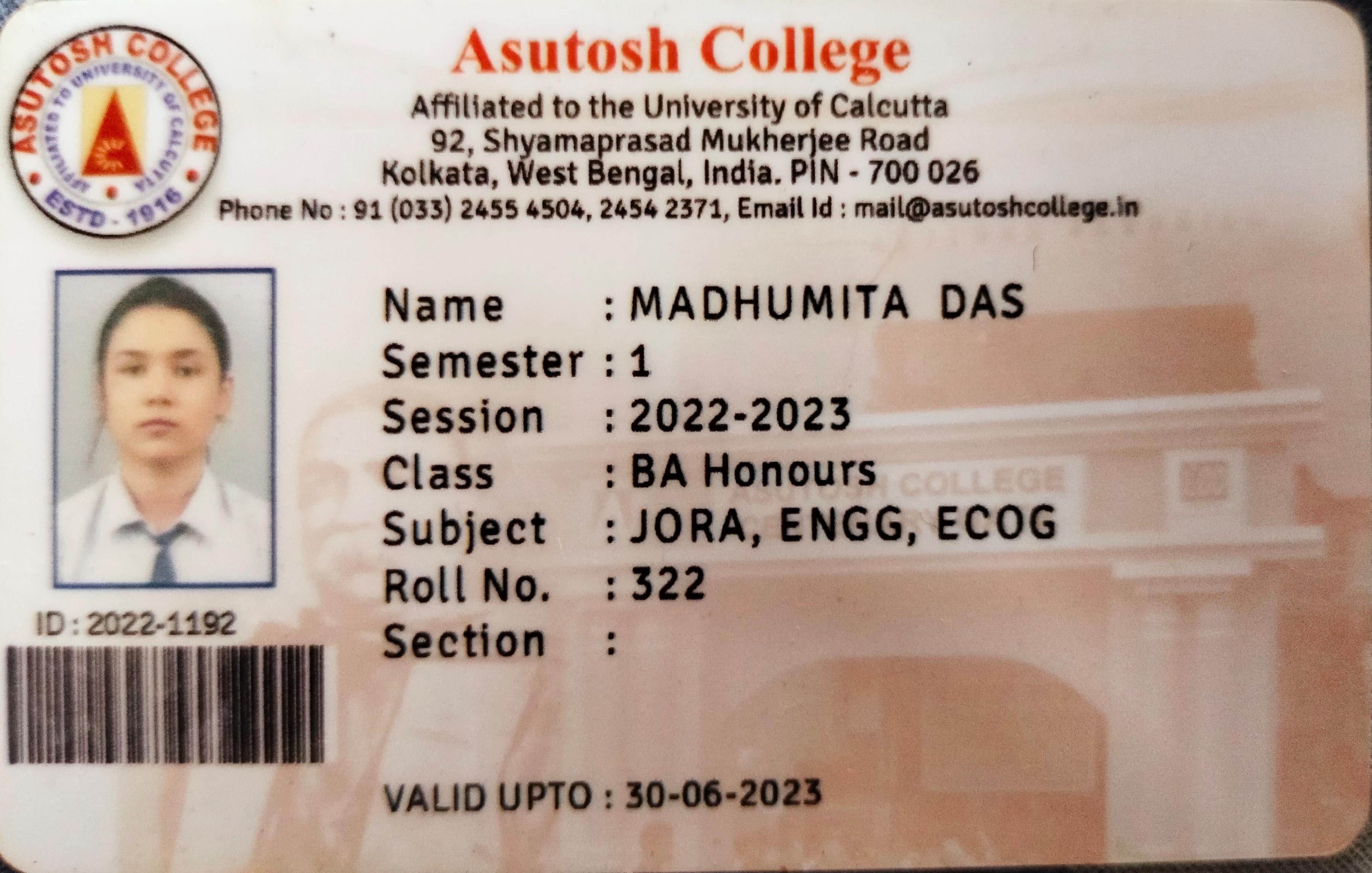 Madhumita das