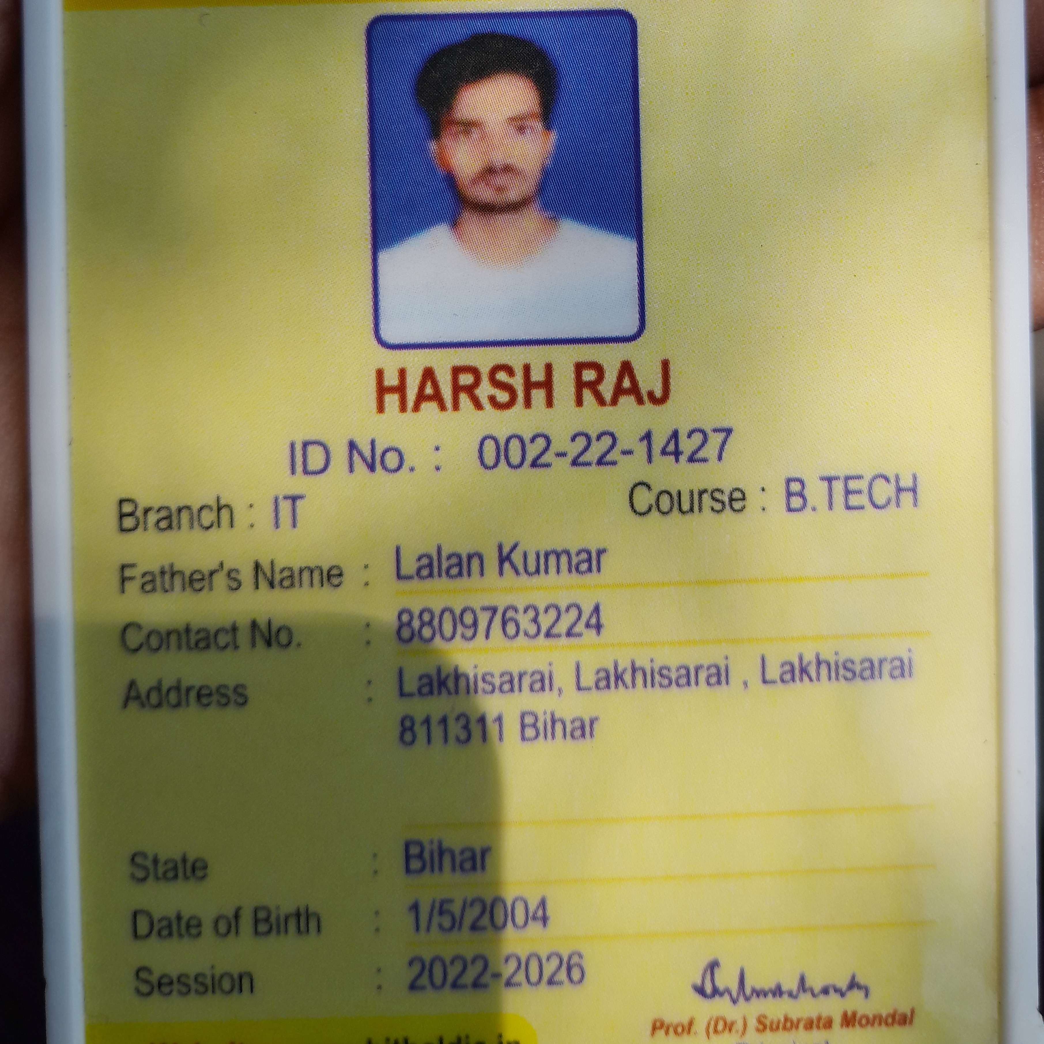 Harsh raj