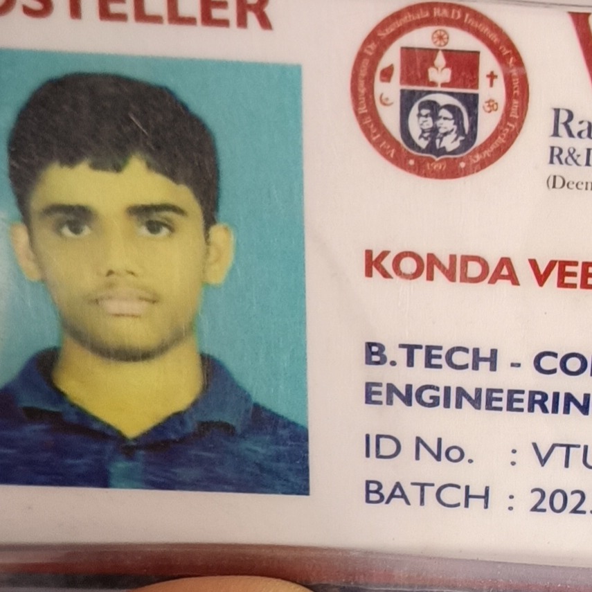 Konda Veera sekhar reddy