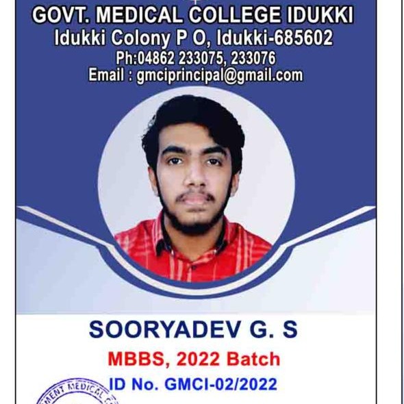 SOORYADEV G S