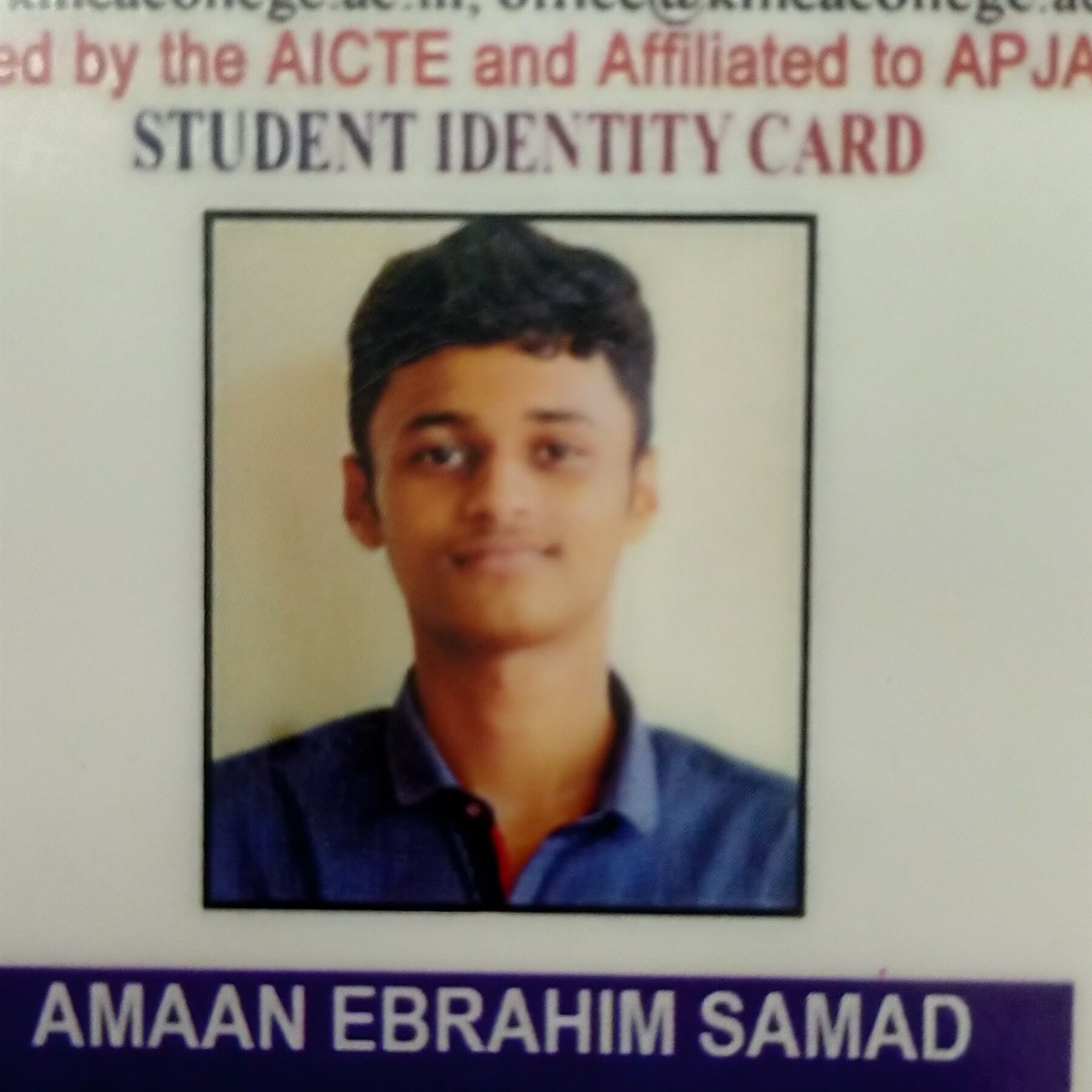 Amaan Ebrahim Samad