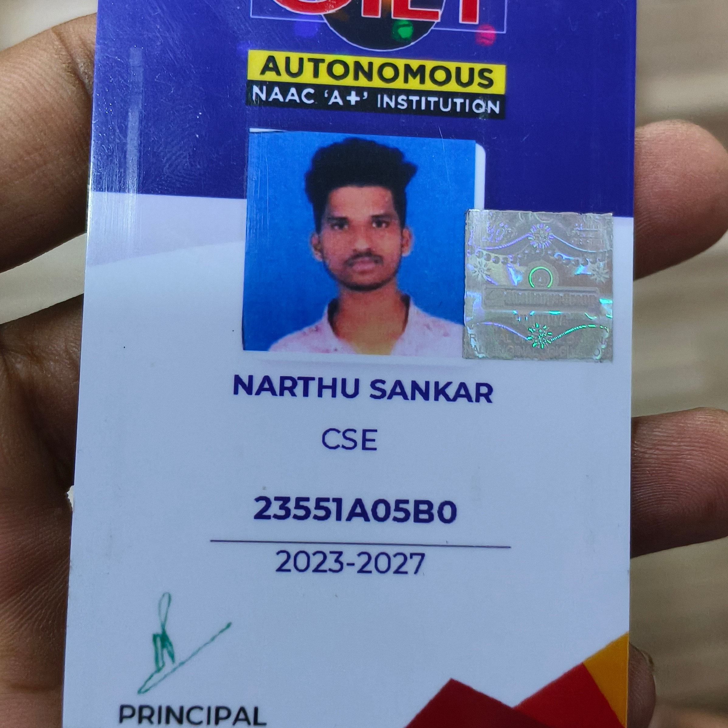 NARTHU SANKAR