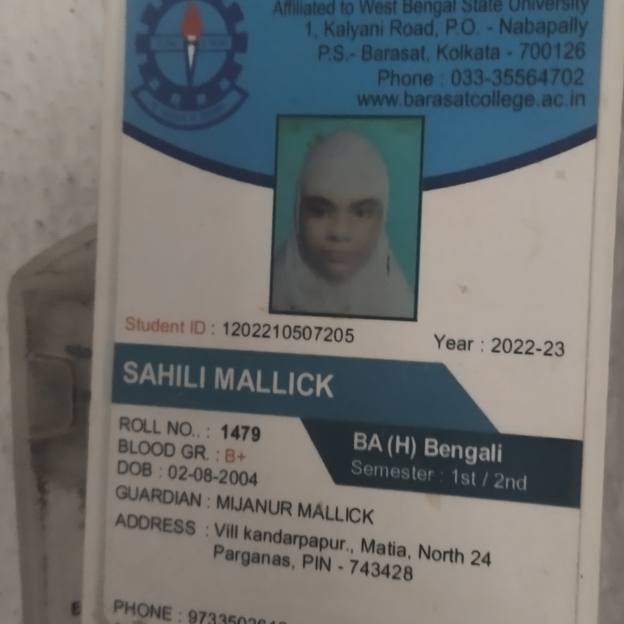 Sahili Mallick