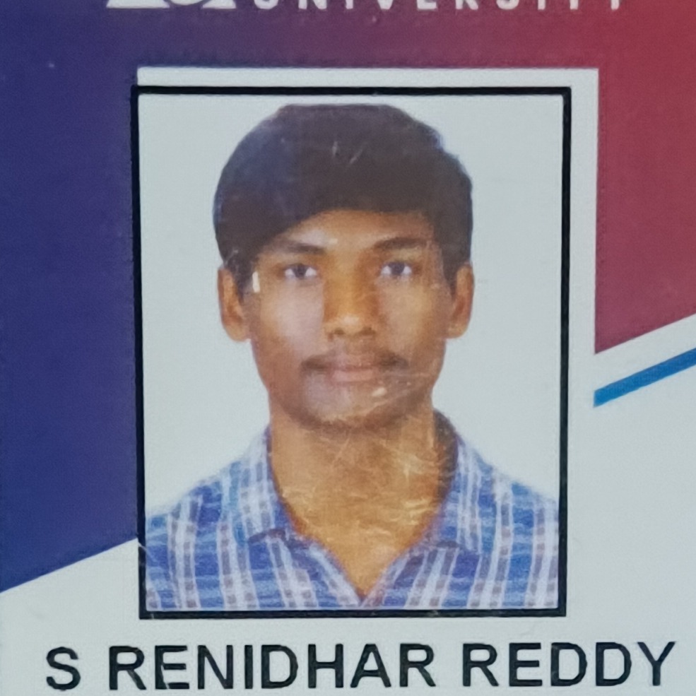 Renidhar Reddy Sunki Reddy