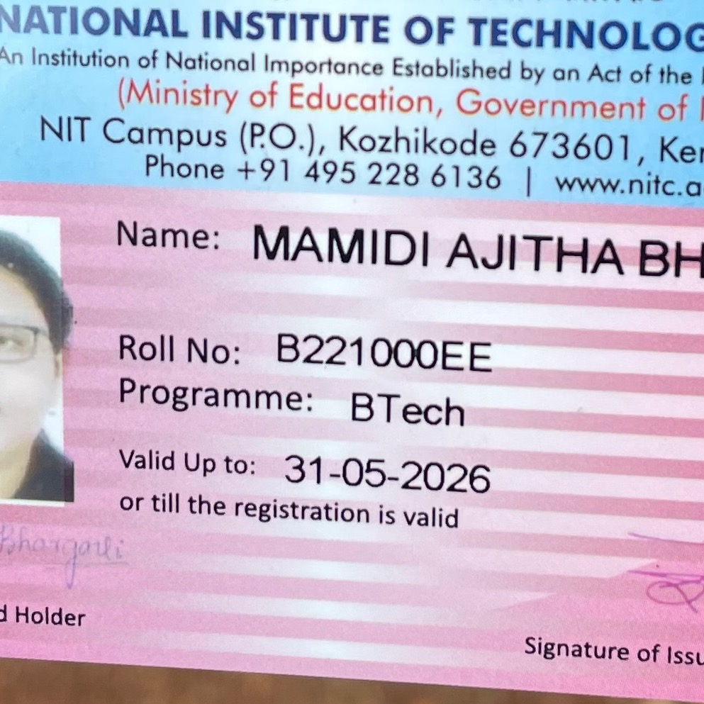 Ajitha mamidi