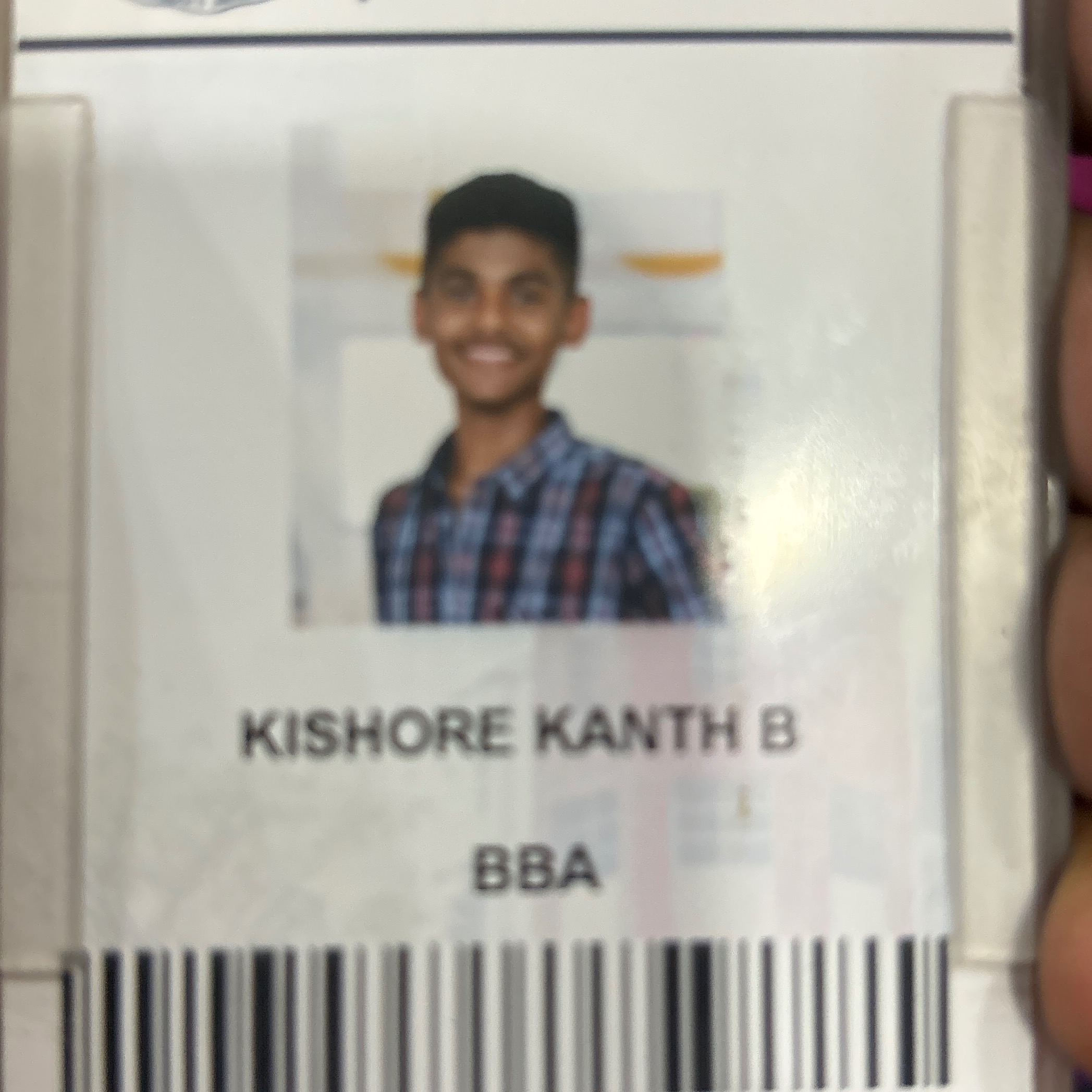 Kishore kanth B