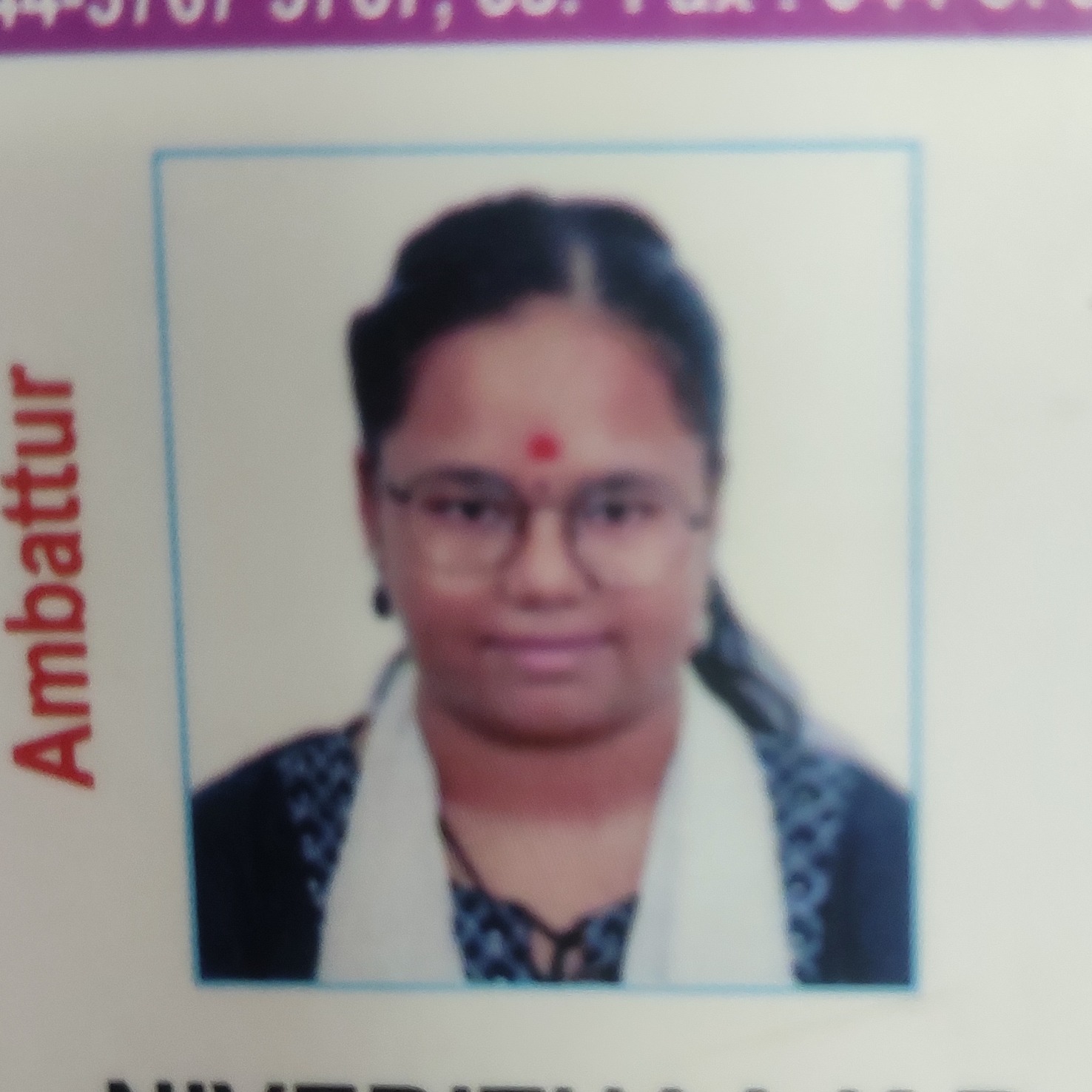 K R NIVEDITHAA