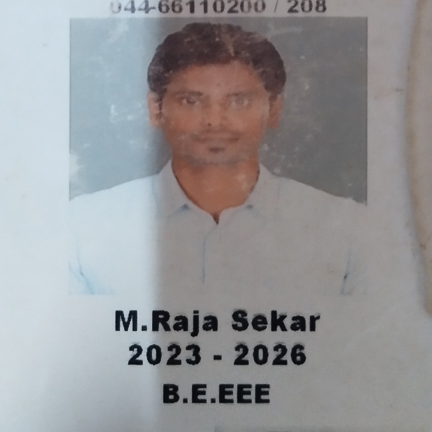 M Rajasekar