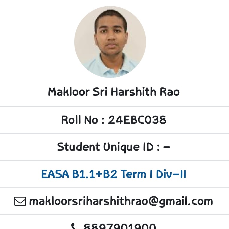 M Sri Harshith Rao