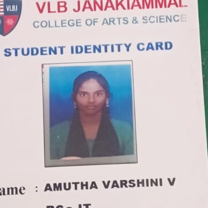 Amuthavarshini V