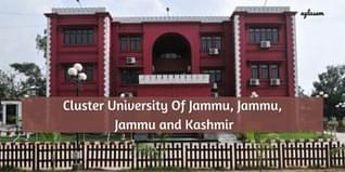 Cluster University Jammu Admission 2024: UG, PG, Courses, Eligibility, Application Form, Dates