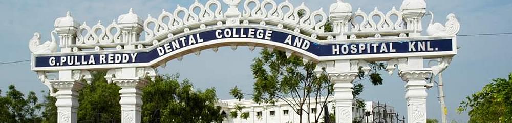 G Pulla Reddy Dental College & Hospital - [GPRDCH]