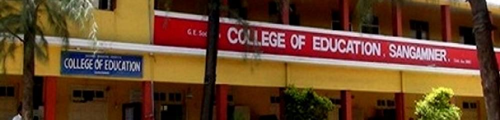 Gokhale Education Society's College of Education Sangamner