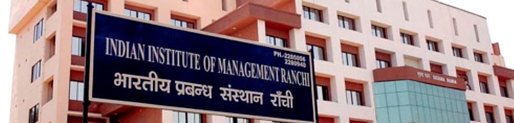 IIM Ranchi - Indian Institute of Management