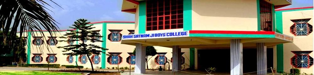 Shah Satnam Ji PG Boy's College