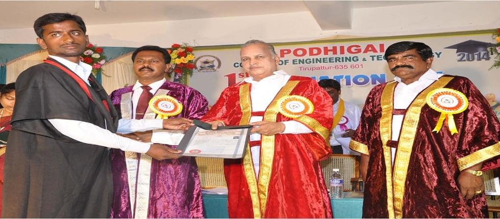 Podhigai College of Engineering and Technology Vellore Graduation Day photo 12