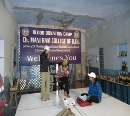 Chaudhary Maniram College of Education Hanumangarh Blood Donation Camp photo 1