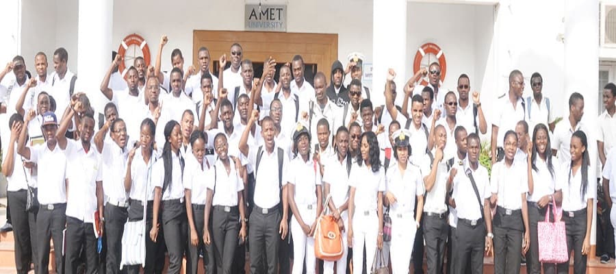 AMET University Students Group photo 1