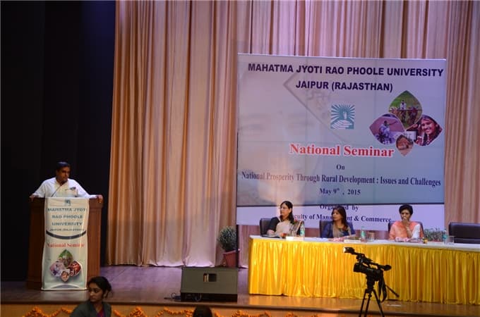 Mahatma Jyoti Rao Phoole University Jaipur Seminar photo 11