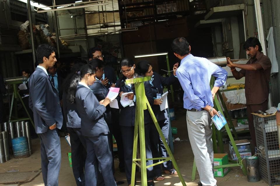Guruvayurappan Institute of Management Coimbatore Industrial Tour photo 4