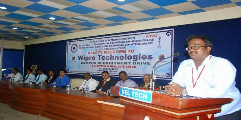 Vel Tech Multi Tech Dr. Rangarajan Dr. Sakunthala Engineering College Chennai Placement Ceremony photo 2