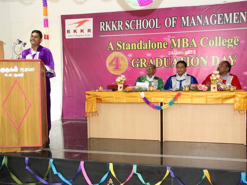 RKKR School of Management Studies Salem Graduation Day Celebrations photo 2