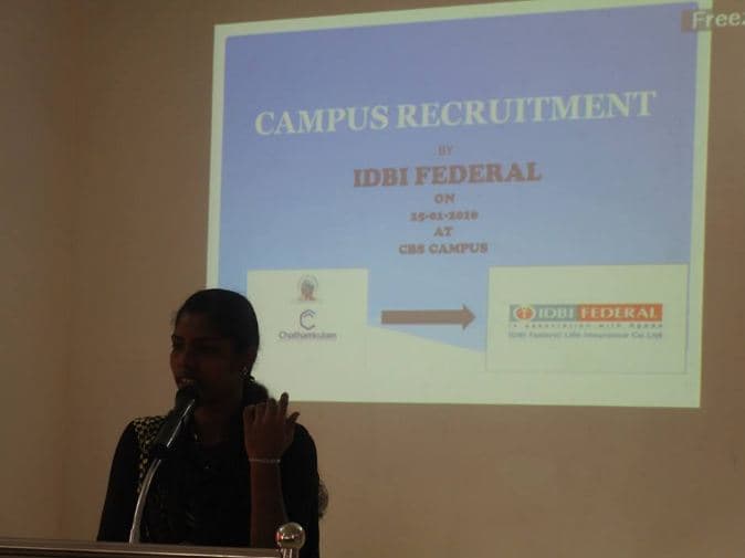 Chathamkulam Business School Palakkad CBS Campus Recruitment photo 4