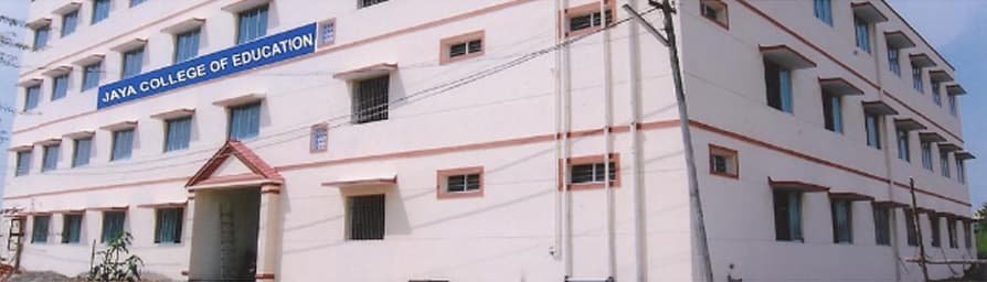 Jaya College of Education Thiruvallur Academic Building photo 1