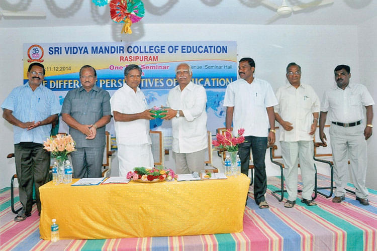 Sri Vidya Mandir College of Education Namakkal Events photo 13