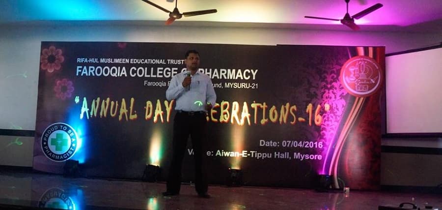 Farooqia College of Pharmacy Mysore Festival photo 6
